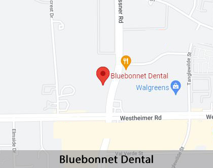 Map image for Implant Supported Dentures in Houston, TX
